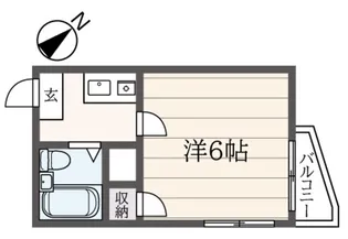 メゾンナンフェア【4階】の間取り