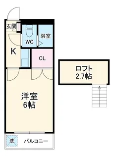 フォレスト指扇【2階】の間取り