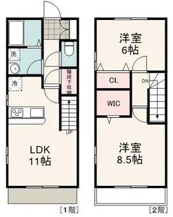 ソレアード堀込Sの間取り