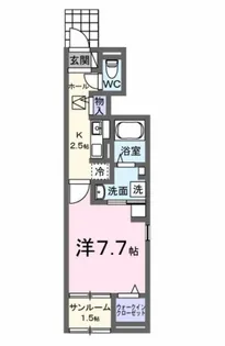キャトル サン オンズ【1階】の間取り