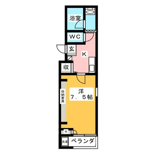 エスペランザP.2【1階】の間取り