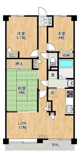 マ・メゾン寿【3階】の間取り