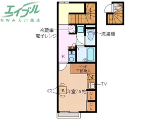 メゾン・テル・フロンタール【2階】の間取り