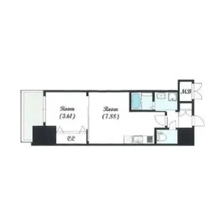 エスリードレジデンス江坂垂水町【3階】の間取り