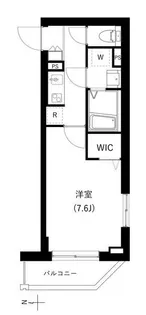 クレヴァンス神楽坂【4階】の間取り