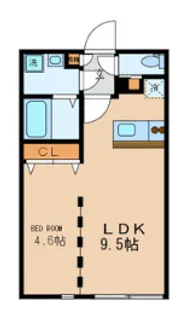 ZESTY小豆沢公園【4階】の間取り