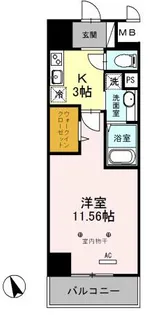 グランフロント・ジョウエイ【4階】の間取り