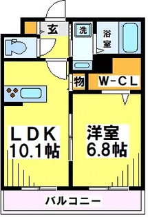 東京都調布市深大寺南町5【マンション】の間取り