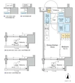 東京都江東区亀戸6【マンション】の間取り
