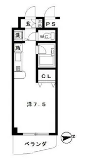 ワイ・エスあけの【1階】の間取り