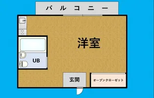 東京都大田区西蒲田4【マンション】の間取り