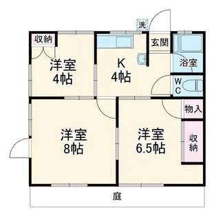 イーストハイツ【1階】の間取り