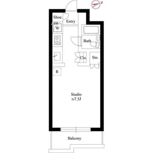 マウロア大磯【2階】の間取り
