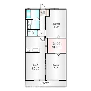 群馬県吾妻郡東吾妻町大字原町【アパート】の間取り