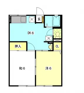 静岡県下田市敷根【アパート】の間取り