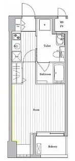 ニューシティアパートメンツ新川II【5階】の間取り