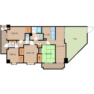TO-BE-1東照の丘マンション【1階】の間取り