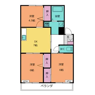 レジデンス清風【3階】の間取り