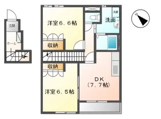 Confort III【2階】の間取り