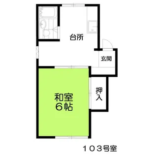コパル由比ガ浜2【1階】の間取り