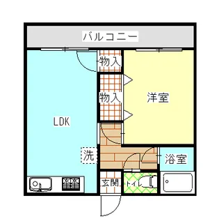 ヴィラ三幸【2階】の間取り