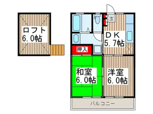 YKコ-ポ【2階】の間取り