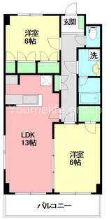 アークス藤沢【3階】の間取り