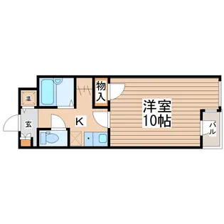 MS一番町ハイツ【3階】の間取り