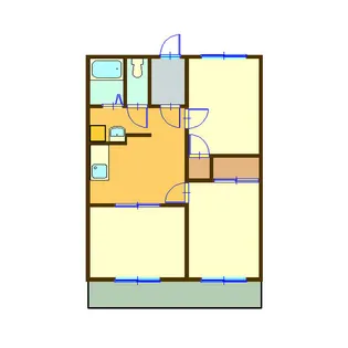 グリーンパーク西条台【2階】の間取り