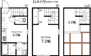ハーミットクラブハウス久が原【1階】の間取り