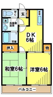 東京都府中市押立町5【アパート】の間取り