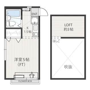 メリーハイツ【2階】の間取り
