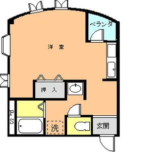 マンションコスモス【3階】の間取り