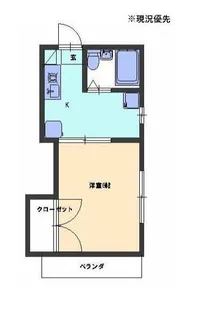 ミナトハイツ第1【1階】の間取り