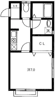 エレヴァートK【2階】の間取り