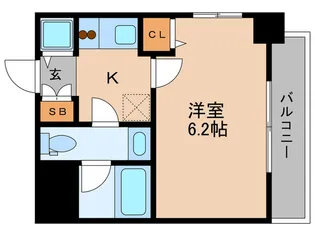 エクセリア大山【4階】の間取り