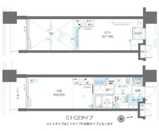 ZOOM麻布十番【2階】の間取り