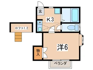 ドレミI【2階】の間取り