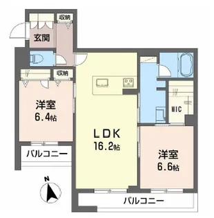 シャーメゾンフゥ【3階】の間取り