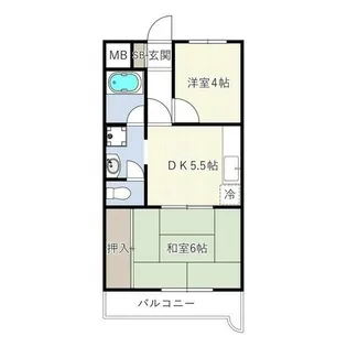 INOVE横濱長津田【2階】の間取り