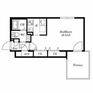 Branche大森 II【1階】の間取り