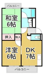 アネックス1【2階】の間取り