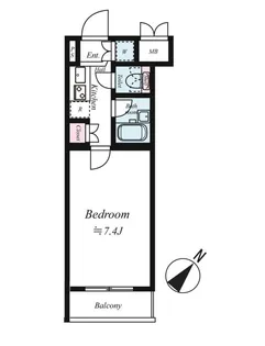 ルーブル渋谷本町【1階】の間取り