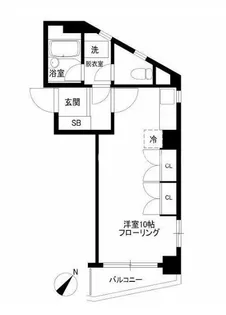 東京都新宿区北新宿4【マンション】の間取り