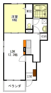 クレメントI・II【1階】の間取り