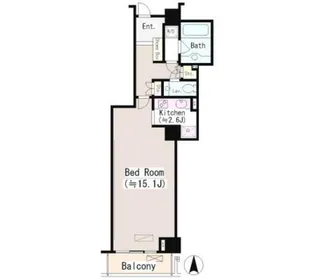 恵比寿ガーデンテラス弐番館【8階】の間取り
