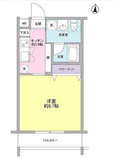 ノーブ新百合【3階】の間取り