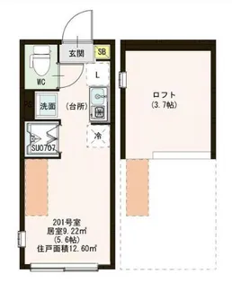 Luciole【2階】の間取り