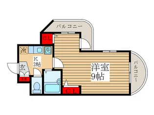 アイルアサガヤ弐番館【3階】の間取り