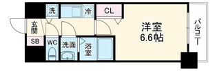 プレサンス名古屋STATIONフレア【12階】の間取り